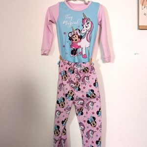 Minnie mouse unicorn PJs 3T